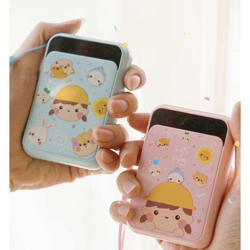 Power Bank sally and piper X Uneed Indonesia (Biru)