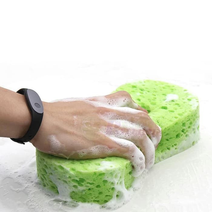 Spons Warna Spon Sponge Cuci Motor Mobil Busa Pembersih Dapur Micro Fiber