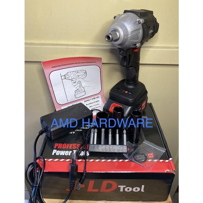 BOR CORDLESS BRUSHLESS 48V IMPACT WRENCH SOCKET 48S JLD Termurah