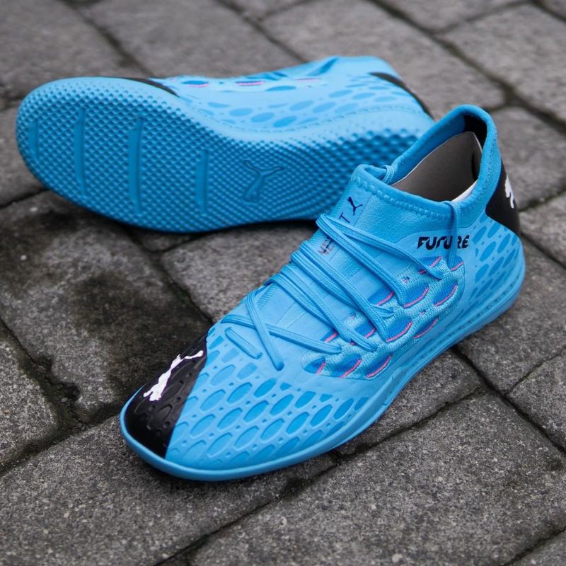 Sepatu Futsal Puma Future 5.3 Netfit IT Blue Original 10579901