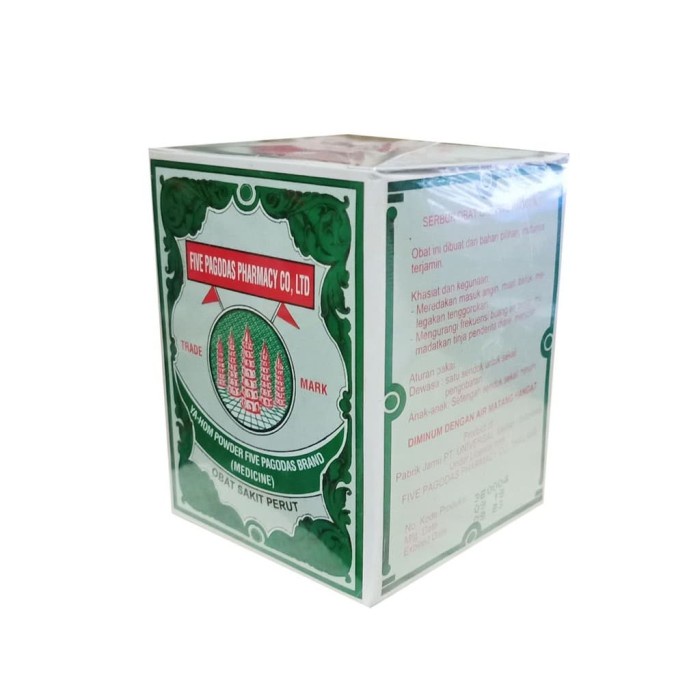 Botol Obat Sakit Perut Puyer Lima Pagoda - Obat Mual Diare