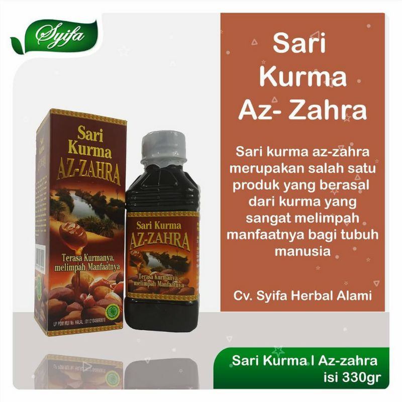 Sari Kurma Az Zahra 330ml