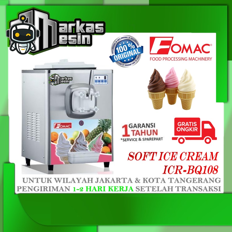 Mesin Pembuat Es Krim / Soft Ice Cream FOMAC ICR-BQ108