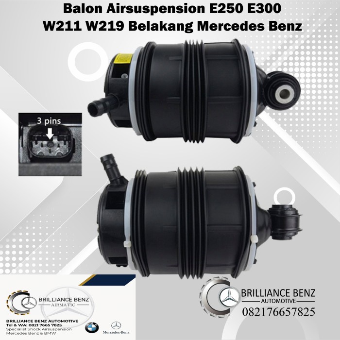 SHOCK AIRSUSPENSION BALON W211 BELAKANG MERCEDES BENZ / AIRSPRING W211