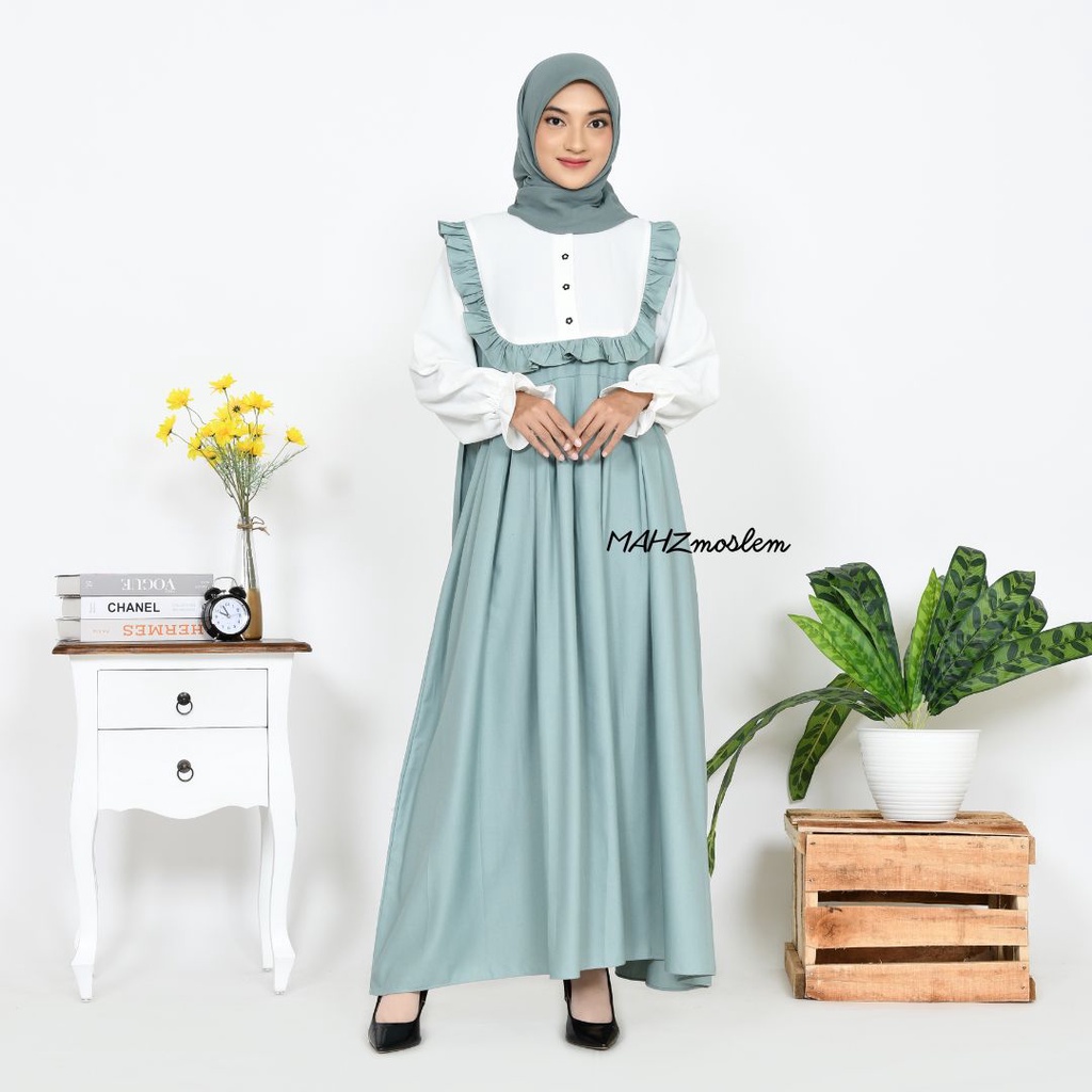 ZEIN - Gamis polos toyobo premium busui syari muslimah ori