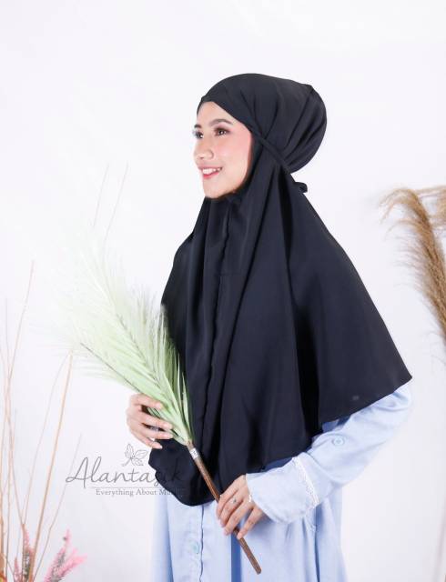 Alantasik - Bergo Siria Tali L Wolfis/ jilbab SIMPEL TALI NON PET HIJAB INSTAN TALI NONPET R.5 R.7