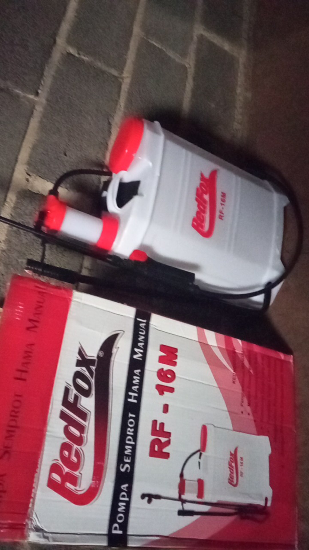 Redfox Pompa Semprot Hama Manual 16 L Tengki/tangki Semprot Hama Pompa Solo Rf-16m