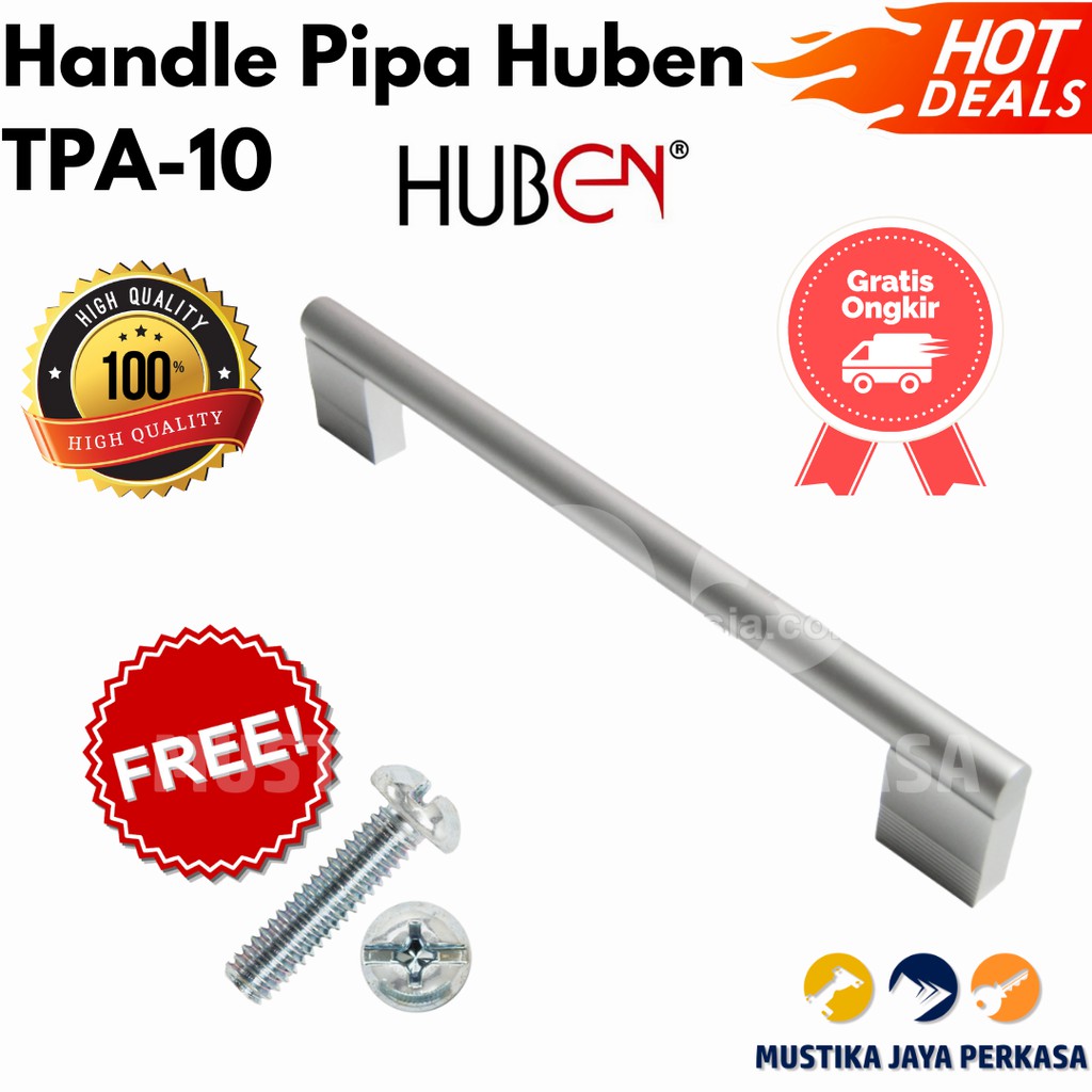 Huben TPA 10 Handle Tarikan Laci Lemari Pull Pegangan Gagang