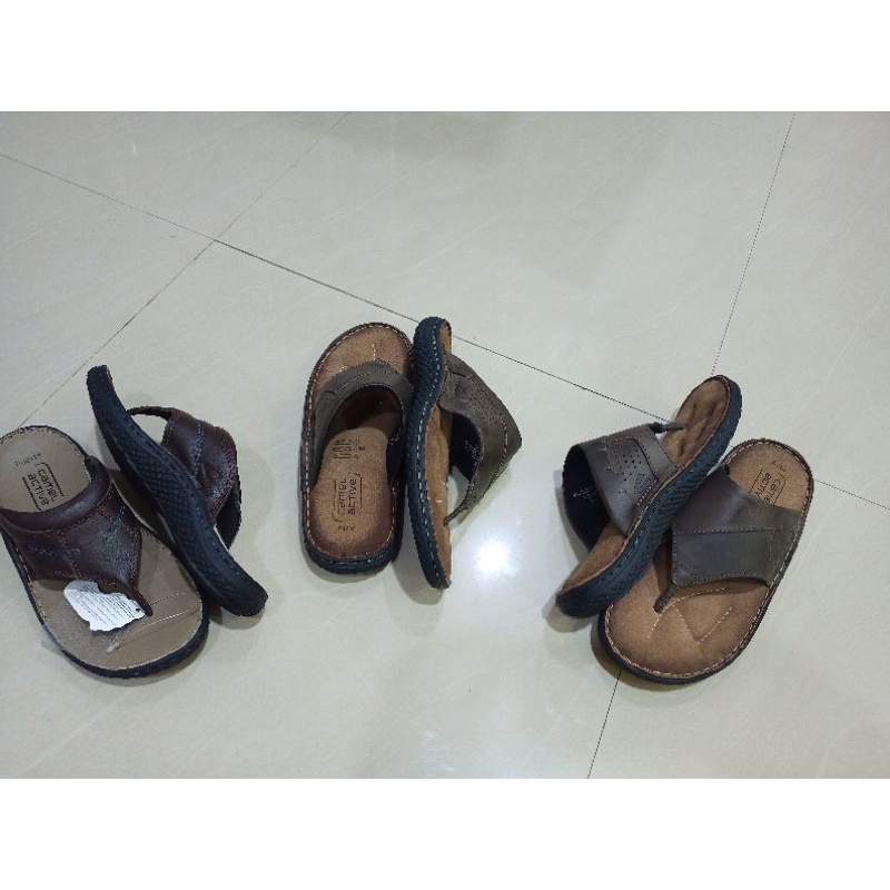 SANDAL KULIT ORIGINAL CAMEL