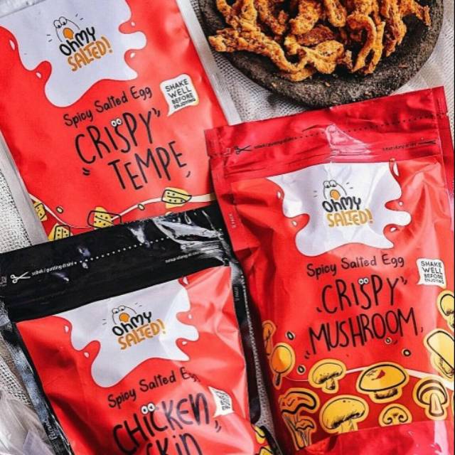 

Paket 1 set 3 varian rasa Spicy salted egg Ohmysalted!