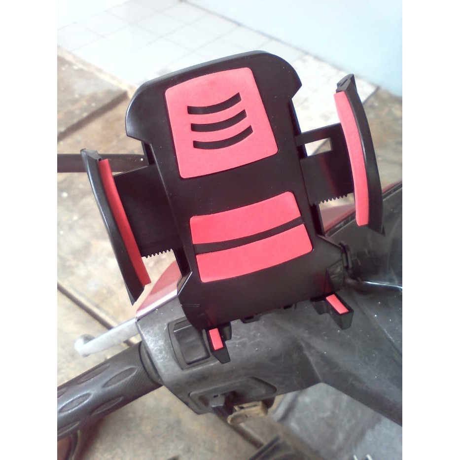 Holder HP GPS Di Motor Bracket Dudukan HP Di Motor Spion Stand Bracket