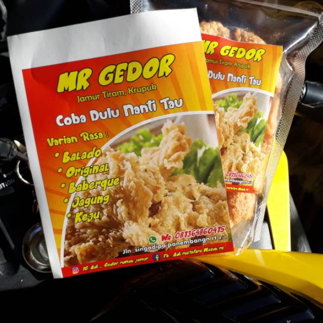 

KRUPUK JAMUR TIRAM