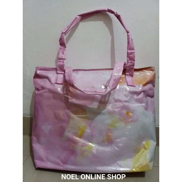 Merries Tas Tote Bag Wanita Besar Resleting Colorfull