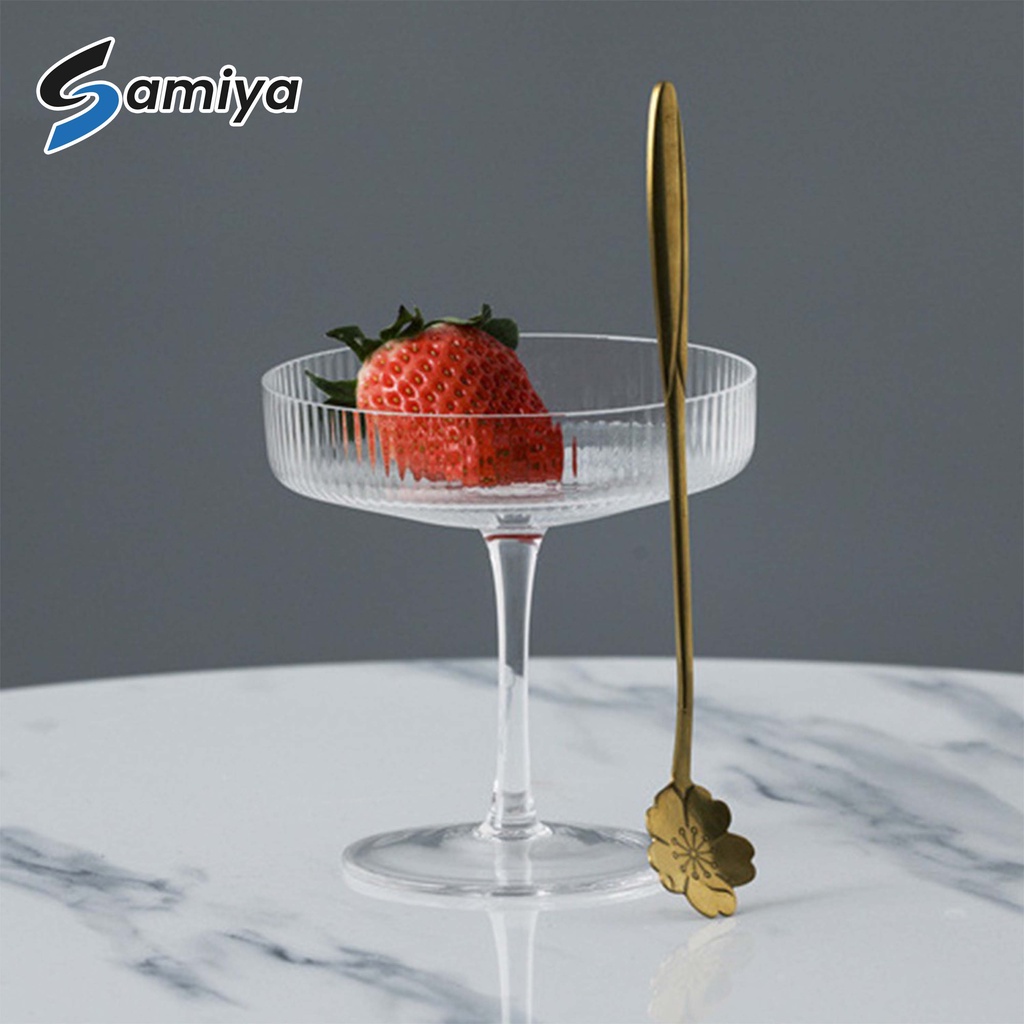 gelas dessert puding ice cream aesthetic / nordic style cocktail glass dessert cup es krim