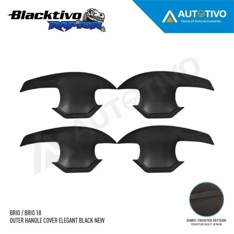 Outer Mangkok Handle Cover Elegant Black New All New Brio 2018