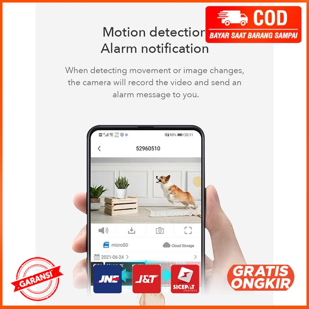 Xiaovv Kamera CCTV WiFi PTZ Smart Camera 2K - XVV-3630S-Q2