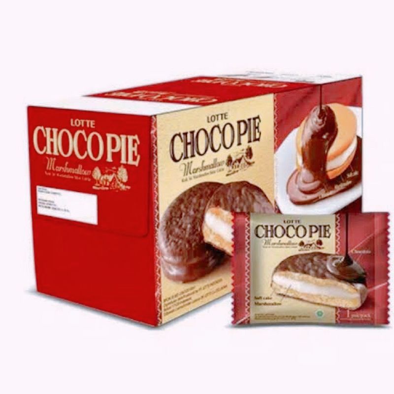 

Lotte Choco pie isi 12pcs