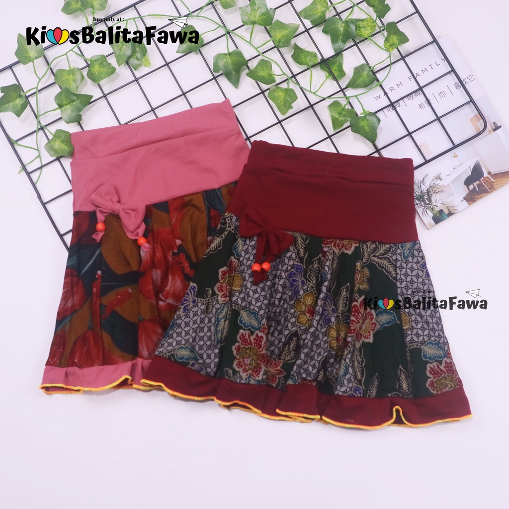 Rok Pita Amanda uk 1-9 Tahun / Rok Anak Perempuan Cewek Murah Skirt Pendek Polos Pakaian Fashion