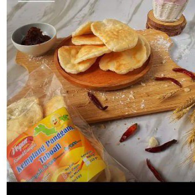 

Kempang Panggang rasa Kentang Vegan kemasan 100gram sudah dapat sambal cocolan