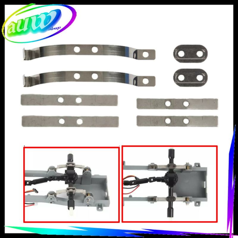 Shock Leaf Spring Set Per Daun RC Car / Truck WPL D12 B14 B24 B16