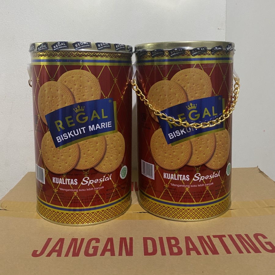 Marie Regal 1 kg 1000 gr Kaleng Biskuit