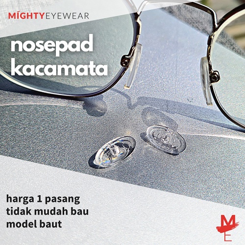Nosepad Baut Silicone Bantalan Hidung Kacamata nosepad 1 pasang