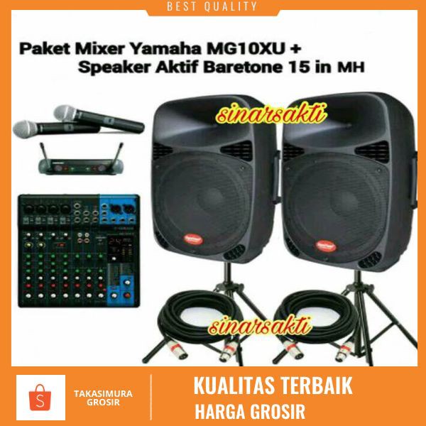 Terbagus Paket Sound System Yamaha Dan Baretone Outdoor Dan Indoor
