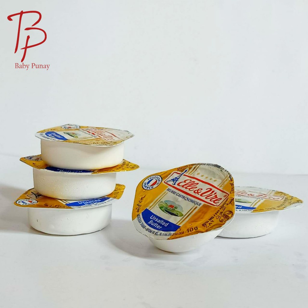 Elle &amp; Vire Unsalted Butter UB MPASI Bayi 5PCS FREE FOOD CONTAINER  - 5pcs