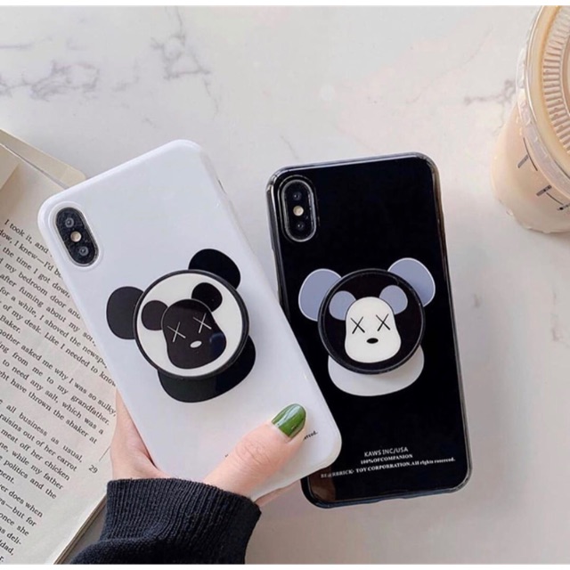 Popsocket Kaws Case Iphone 6 / 6+ / 7 / 7+ / 8 / 8+ / X / Xs / Xs Max / Xr