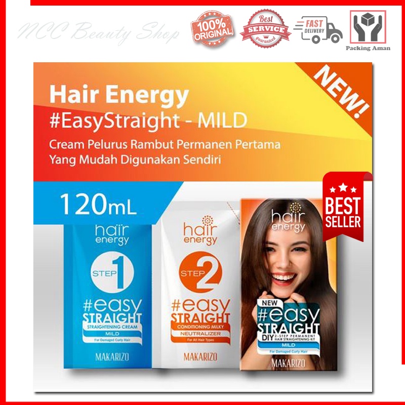 * NCC * Makarizo Easy Straight Hair Energy Pelurus Rambut #EASYSTRAIGHT