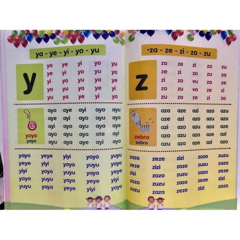 Buku Belajar Membaca Huruf A-Z Untuk Anak TK