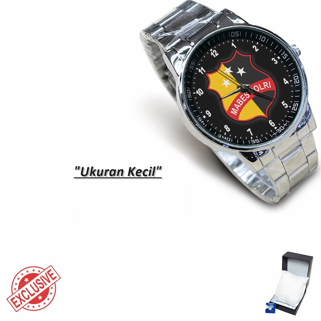 Jam Tangan Rantai Couple MARKAS BESAR POLRI (Limited Edition)