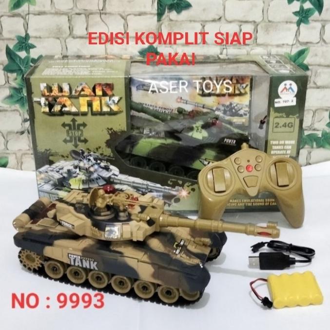 Remote Control Tank Baja Mainan RC WAR TANK