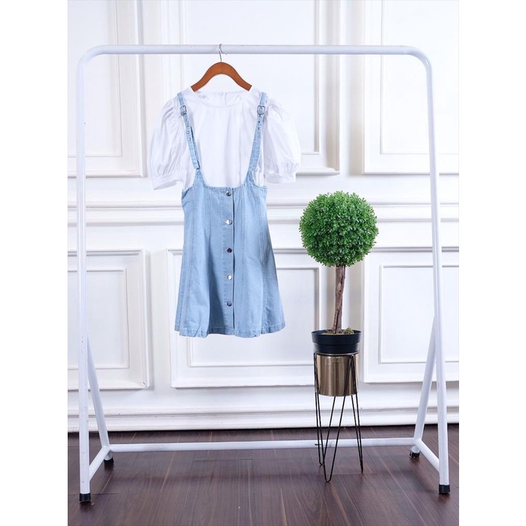 OVERALL SET DENIM BAHAN PREMIUM BANGKOK BKK, SET OV DENIM