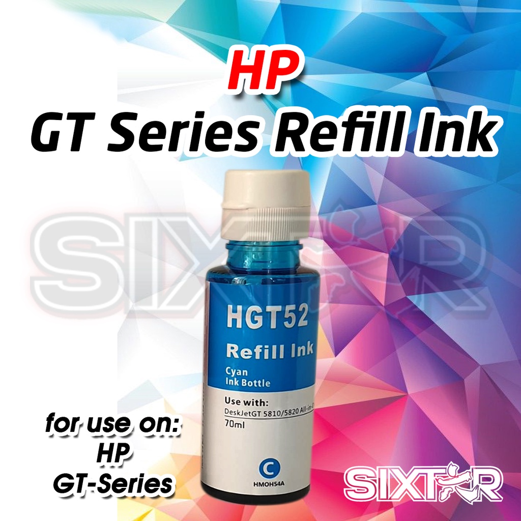 TINTA REFILL HP GT51 GT52 5810 5820 SET Pengganti Original Ink Bottle