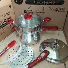 Panci presto Homecook Presto of 5 set