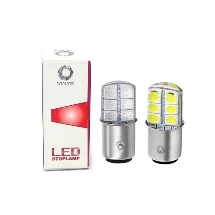 LED Lampu Rem Stoplamp Jelly Gel Bayonet 2 Kaki Putar O0574