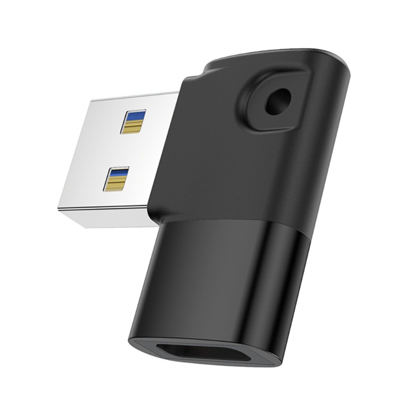 Vivi Adaptor Usb 3.0 Ke Tipe C Female 90 Derajat°Adaptor Konverter Sudut Kanan USB C OTG