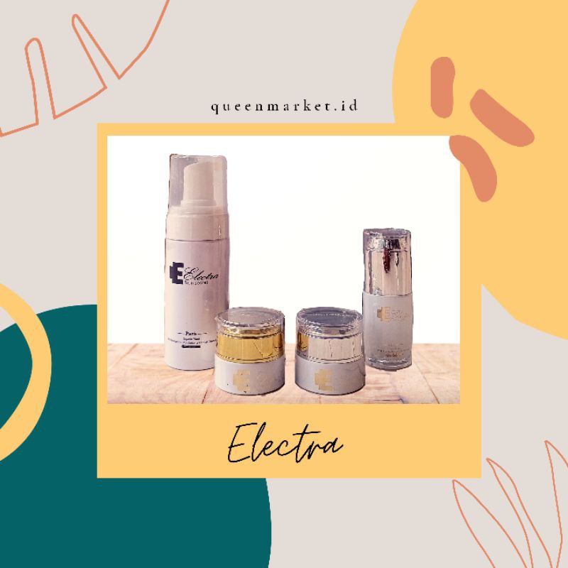 [FREE GIFT PAKET LENGKAP FLEK ELECTRA (Cream Day and Night, Serum, Facial Foam)