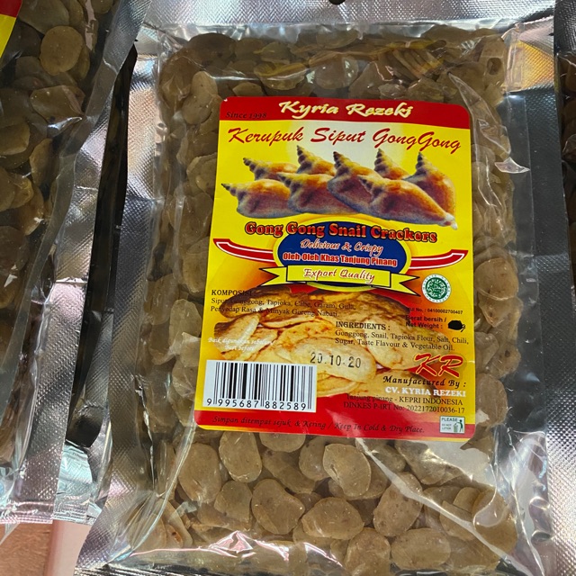 

Kerupuk siput gong-gong mentah 250g