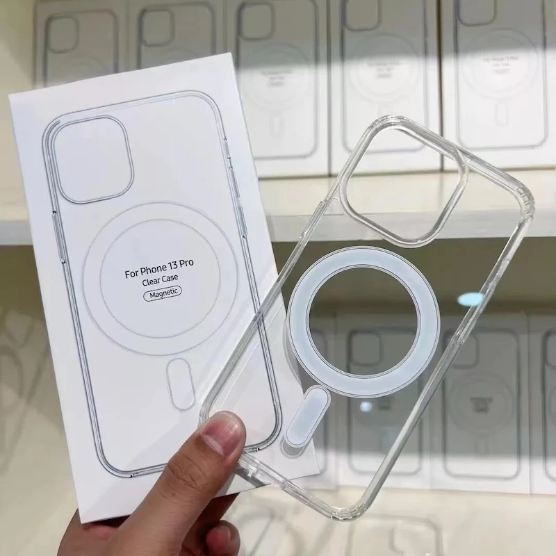 MAGNETIC CASE / MAGSAFE BENING Untuk IPHONE 14 7 7+ 8 8+ PLUS SE 2 2020 X XS MAX XR 11 12 13 14 PLUS PRO MAX Case Magsafe Clear Hybrid Bumper Casing