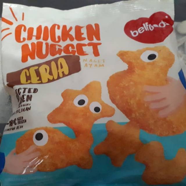

Promo !! New Belfoods Chicken Nugget Ceria 250gr hanya 25.000