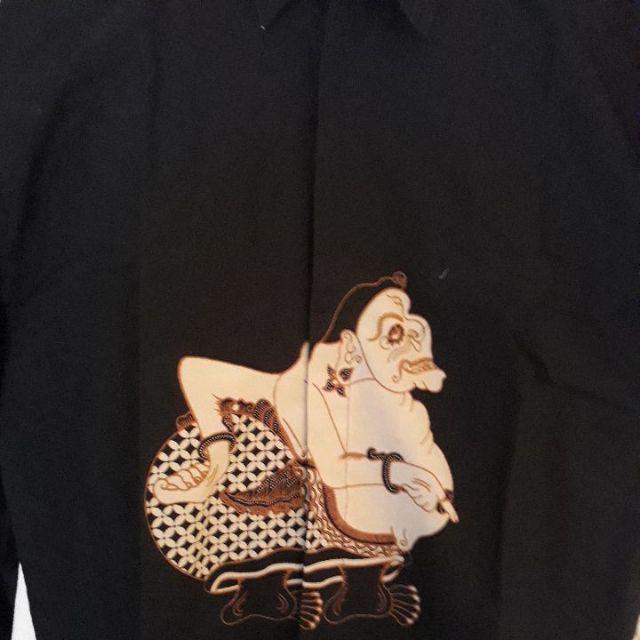 Kemeja Batik Lengan Pendek Batik Ori Nareswari Motif Semar Pendk Batik Solo Seragam Batik (1kg=5pcs)