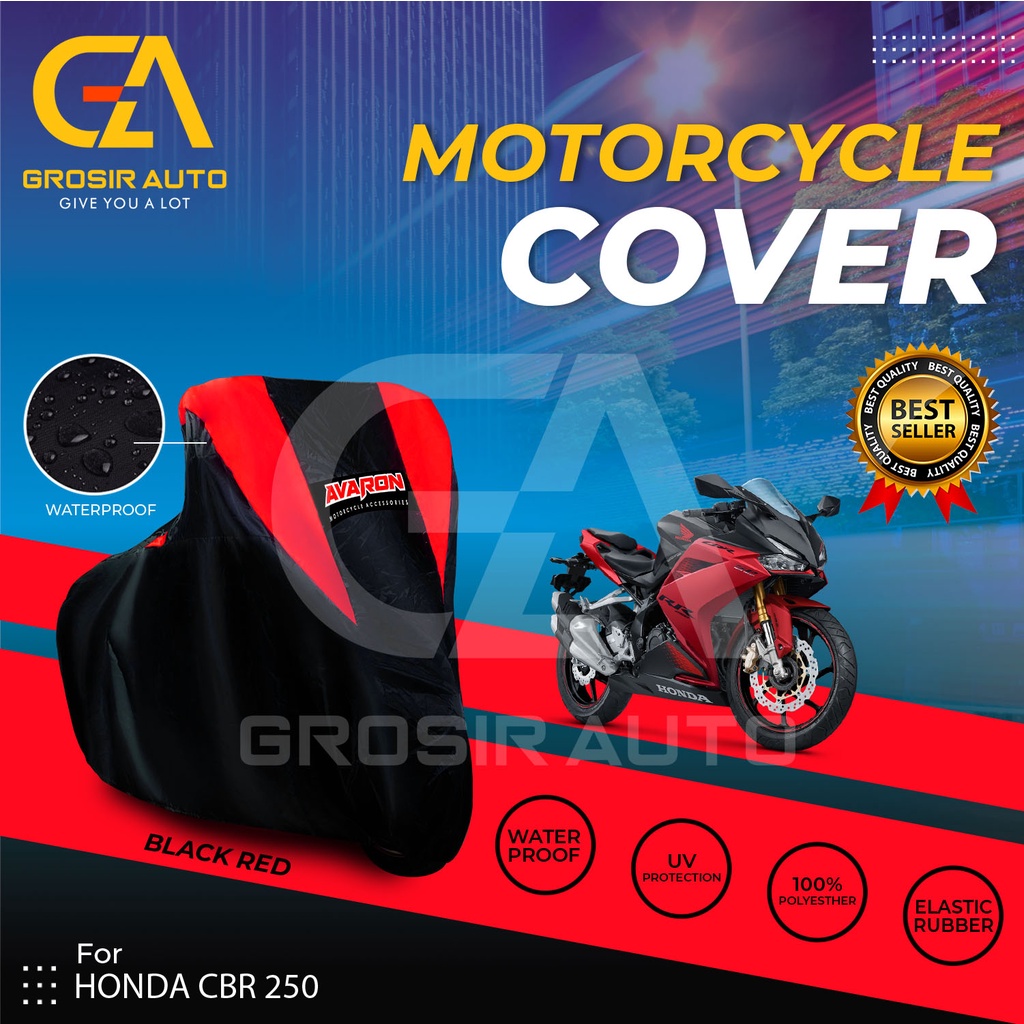 Sarung Motor AVARON CBR 250 Penutup Pelindung Body Cover Motor Warna Anti Air Merk Avaron