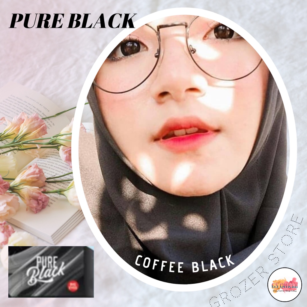 SOFTLENS PURE BLACK NORMAL DIA. 16.00mm | BIG EYES