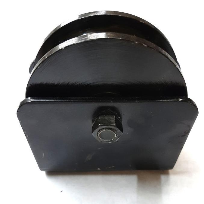 roda pintu gerbang/roda pintu bubutan/roda besi gerbang 4 inch
