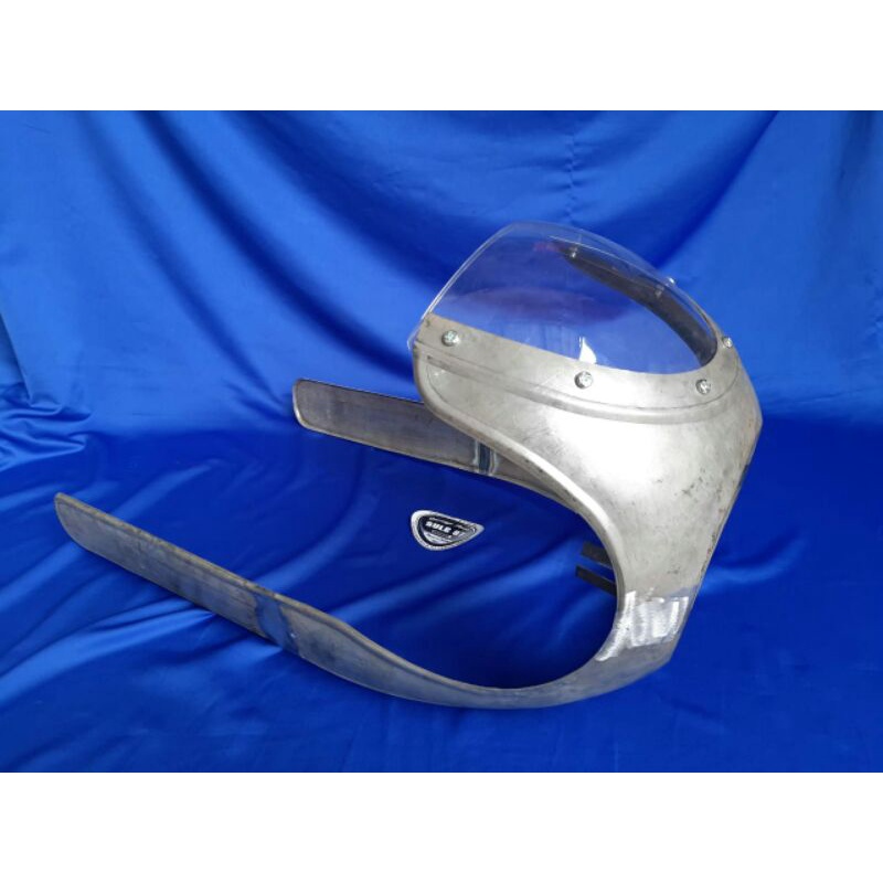 Fairing lampu depan caferacer kawasaki w175 megapro tiger scorpio panjang lampu ukuran  7inc