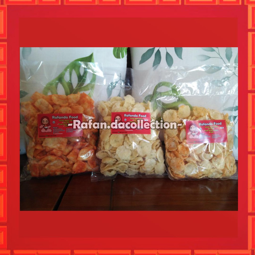 

Keripik Cireng Renyah Non MSG/Non Vetsin/Micin
