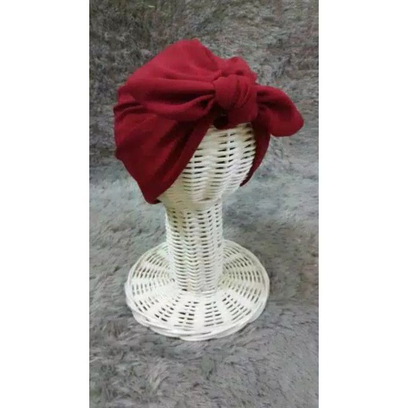 turban anak/ turban bayi pita kelinci polos