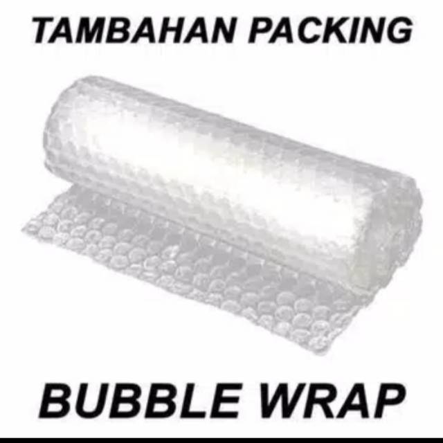 

Bubble wrap untuk tambahan packingan lebih aman